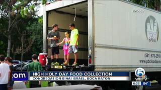 High Holy Day food collection held in Boca Raton