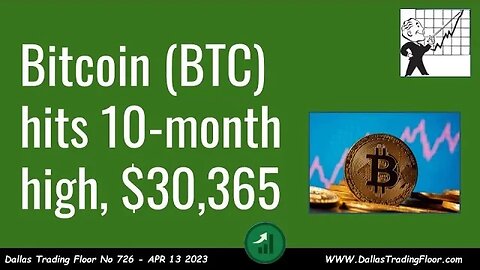 Bitcoin (BTC) hits 10-month high, $30,365