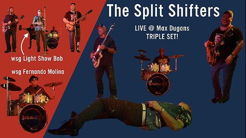 🎶 The Split Shifters 🎸 Ken Marten Steve Cat Jae Will Owens John Allen Fernando Molina Light Show Bob