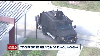 Teacher inside Florida school shooting shares her story, live