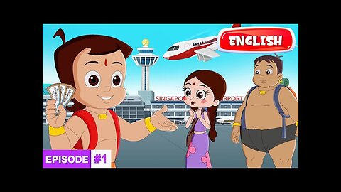 Chhota Bheem's Adventures in Singapore - The Journey Begins | Full Episode #1 in English