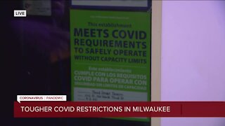 Tougher COVID-19 restrictions in Milwaukee start Thursday