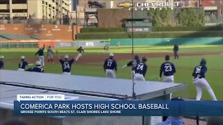 Hally Vogel's nephew Ryker Mazey homers at Comerica Park