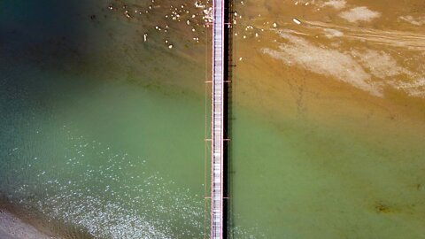 Gangkou Suspension Bridge 港口吊橋 🇹🇼 (2021-10) {aerial}