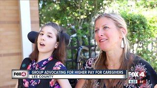 Lee County Group advoccating for higher pay for caregivers