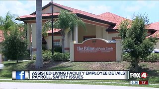 Elderly care facility employee says workers are quitting over late paychecks