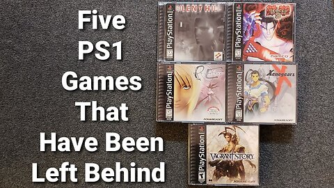 5 PS1 Games That Have Been Left Behind (Gameplay and Unboxing)
