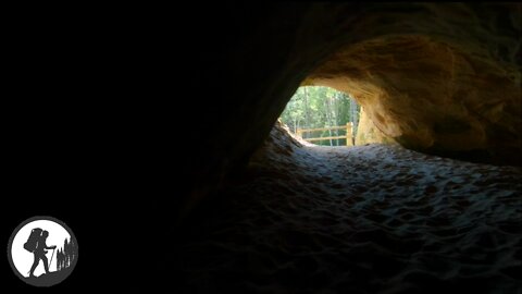 Blacksmith's cave, Vaidava river, Latvia