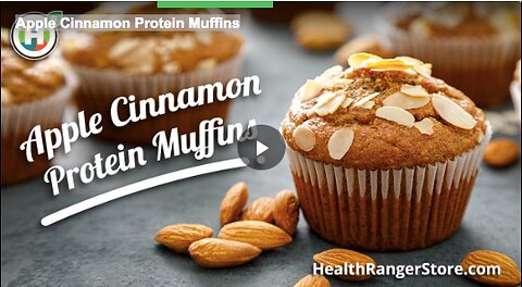 Apple Cinnamon Protein Muffins