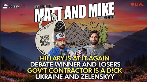 LIVE | 09NOV23 Debates. Hillary. Ukraine. Temper Tantrum.