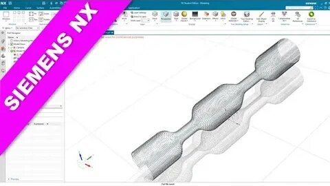 Einfacher Stent - Simple Stent - Siemens NX Training - Part Design