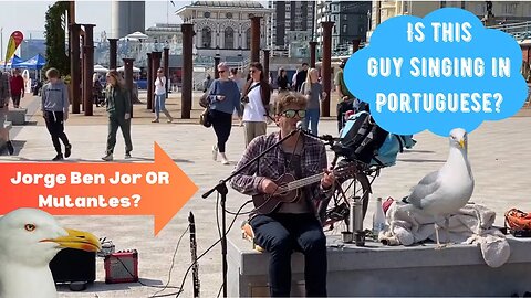 "A Minha Menina" - Jorge Ben Jor by Jonny UKeBox Brighton Beach Busking!