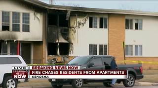 4 injured after fire breaks out at Kenosha apartment complex