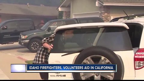 Idaho firefighters, volunteers set out to aid in Woolsey Fire