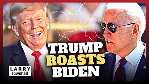 Trump Claims He'd BLOW BIDEN OVER in FISTFIGHT BEHIND BARN!