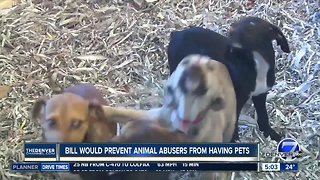 Bill would prevent animal abusers from having pets