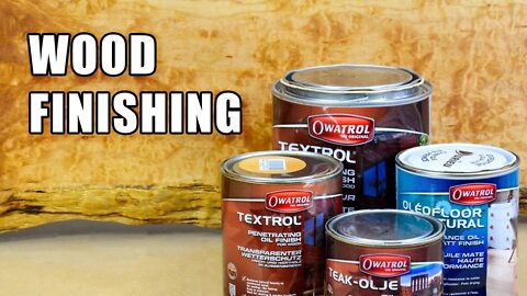 How to Finish Wood w/ Owatrol Products - Wood Finishing a Live Edge Table Top