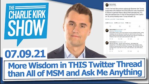 Put Cameras in the Classroom + Ask Me Anything | The Charlie Kirk Show LIVE 07.09.21