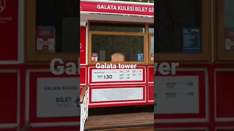 Galata tower ticket counter ..Istanbul