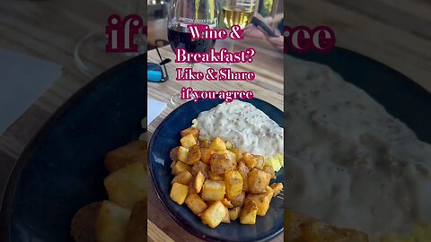 #winepairing with #breakfast like and share if you agree it’s awesome #shorts