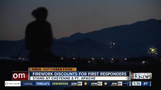 Firework discounts for first responders