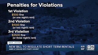 Arizona bill aims to regulate short-term home rentals and 'party houses'