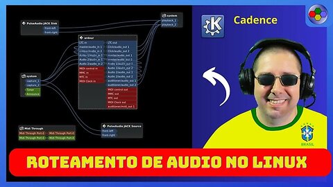 ROTEAMENTO DE AUDIO NO LINUX