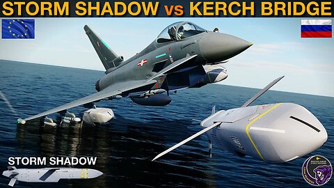 Eurofighters With Storm Shadow vs Crimean Kerch Bridge (WarGames 125) | DCS