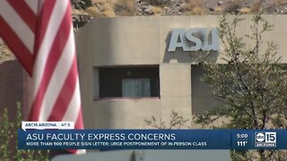 ASU faculty expresses concerns about returning