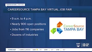 CareerSource Tampa Bay hosting Virtual Job Fair on October 21 to fill hundreds of openings