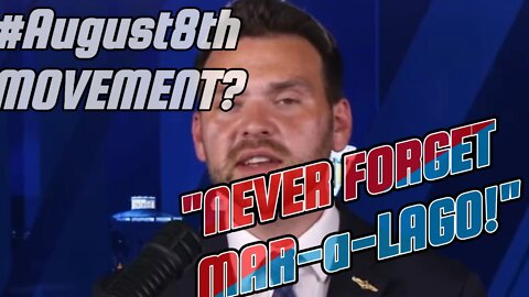 Posobiec Dropping #August8 #AUG8movement #88 #88M