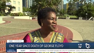 San Diego NAACP President speaks with 10News one year after George Floyd's death