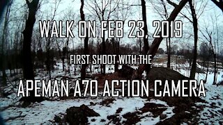 Walk with the Apeman A70 Action Camera - First Shoot