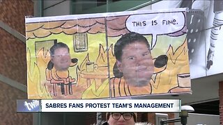 Sabres fans stage protest over the team's management