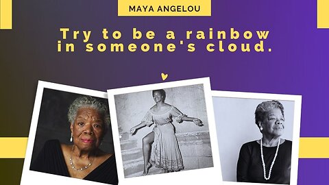 Maya Angelou's Poem ALONE