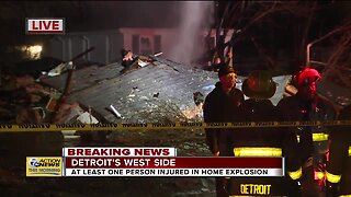 At least one person injured in Detroit home explosion