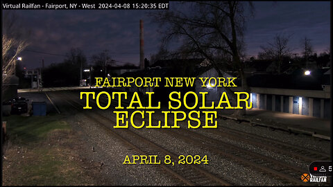 Total Solar Eclipse 🌞🌚 4/8/24 Fairport NY Smashing Pumpkings Today Blind Melon No Rain