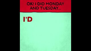 Ok I did Monday [GMG Originals]