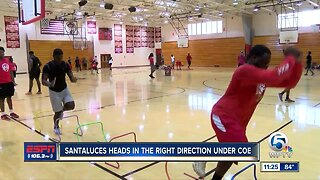 Santaluces heading in the right direction under Brian Coe