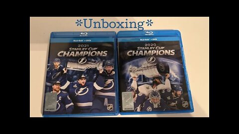 2021 Stanley Cup Champion Tampa Bay Lightning Blu Ray & Bonus 2020 Blu Ray - Rodimusbill Unboxing