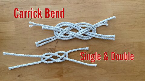Learn this easy knot - Carrick Bend