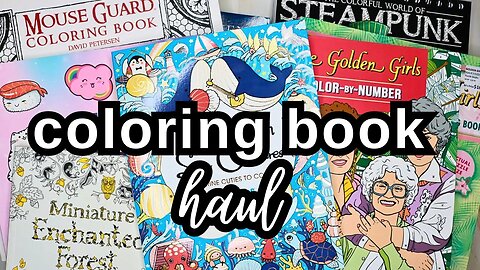 Adult Coloring Book Haul with Flips | What I Bought in September 2023