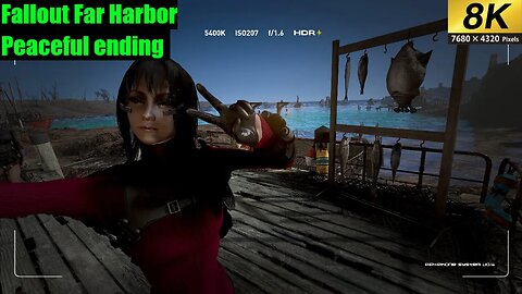 Fallout 4 Far Harbor DLC Heavily Modded Ending Peaceful ending (8k)