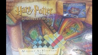 Harry Potter and the Sorcerer's Stone: Mystery at Hogwarts Game (2000, Mattel) -- What's Inside