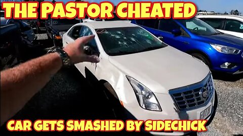 Pastor Cheats, Side Chick Destroys His Car, Copart Walk Around #copart #cheater