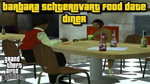 Grand Theft Auto San Andreas - Barbara Schternvart Food Date (Diner) [w/ "Hot Coffee"]