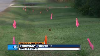 Frontage road work begins in Racine County for Foxconn plant