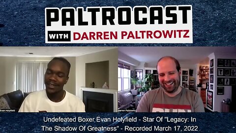 Evan Holyfield interview with Darren Paltrowitz