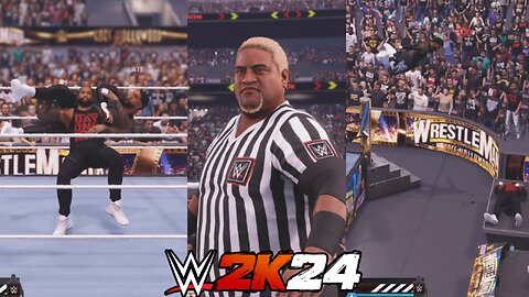 WWE 2K24: Jey Uso VS Jimmy Uso - Rikishi as Special Guest Referee