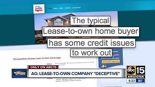 Lease-to-own real estate company accused of 'deceptive program'